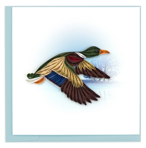 Quilling mallard duck - quilling,