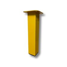 Yellow Square Metal Table Legs