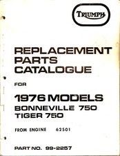 1976 TRIUMPH MOTORCYCLE PARTS