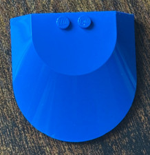 LEGO Blue Windscreen 6 x 6 x 1 1/3 Curved 3383