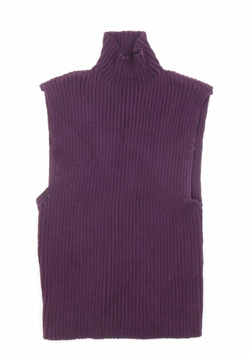 Zara womens purple high neck - purple,