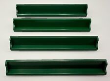 4 x Green Vintage Scrabble Plastic Replacement Tile Letter Racks - Spears