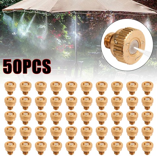 50x brass misting - brass, nozzles