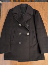 Vtg US Navy Pea Coat Mens 38 R