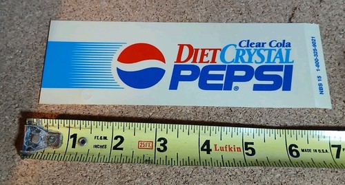 Vintage diet crystal pepsi - vintage,