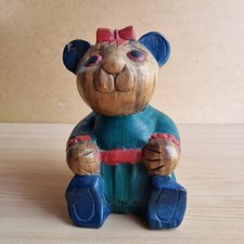 VINTAGE HAND CARVED WOODEN