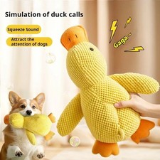 Plush Quacking Duck Dog Toy