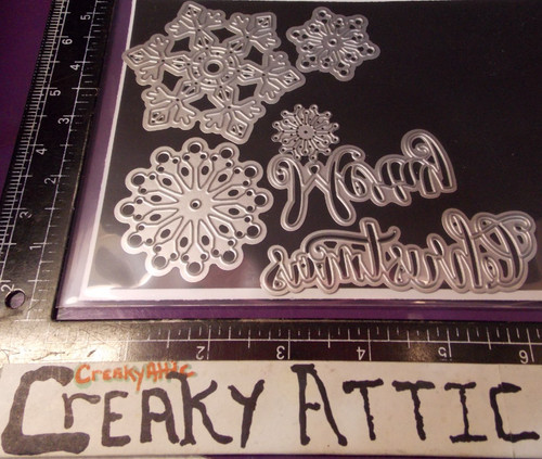 Snowflakes happy christmas - happy, 6