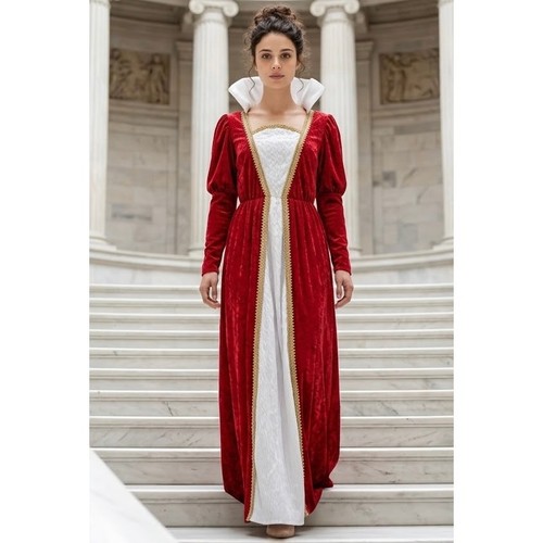 Queen elizabeth gown red - queen,