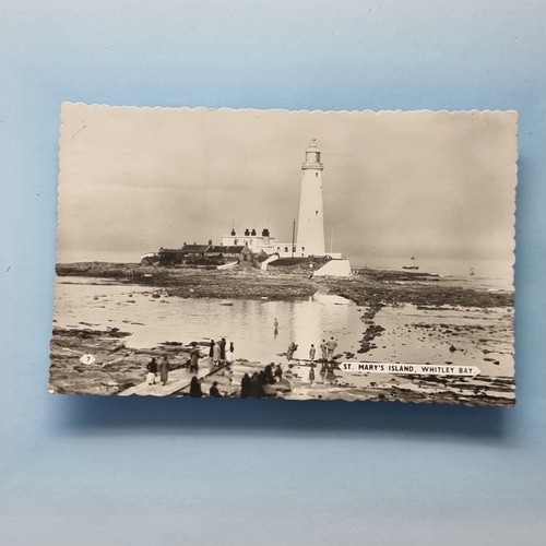Whitley bay postcard - postcard, real