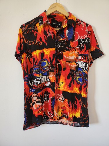 Mens reason graphic print - mens,