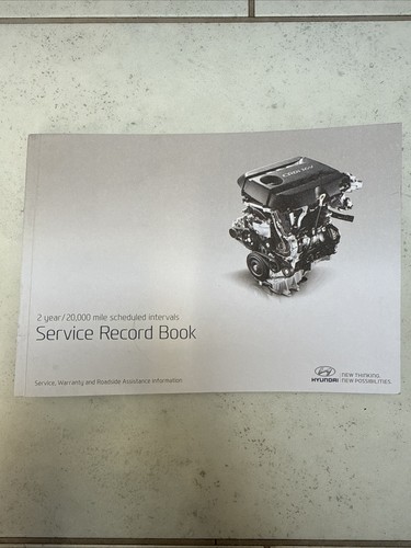 Hyundai service book - hyundai, genuine