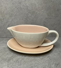 Poole pottery twin tone peach - poole,