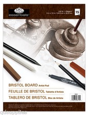 A4 BRISTOL BOARD ARTIST PAD 15 SMOOTH SHEETS 135lb/230gsm DRAWING ILLUSTRATION