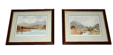 MARK GIBBONS Framed Limited Edition Prints X 2 - Wales/Tryfan/Snowdon 16" x 18"