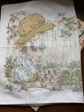 Vintage Sarah Kay Girl Flowers