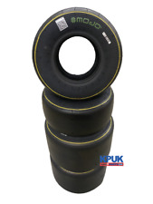 Mojo D5 CIK Yellow Banded 2024 Tyre Set Senior Slicks Karting Kart Parts UK