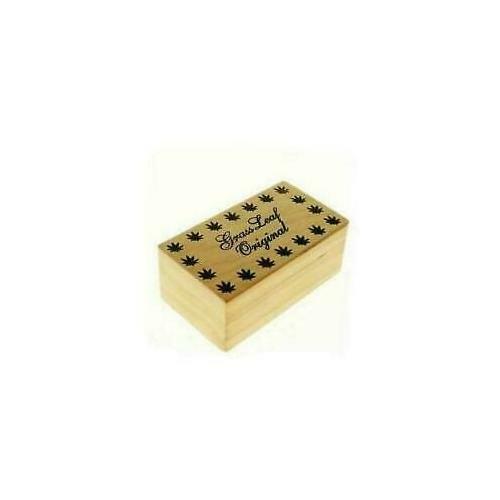 Medium wooden rolling box - rolling,
