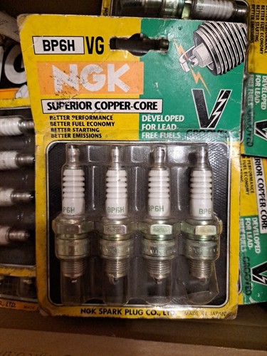 Genuine ngk bp6h vg spark - x,