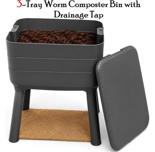 3tray worm composter - 3tray,