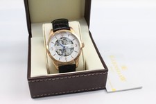 Earnshaw Skeleton Dial Watch Automatic Working
