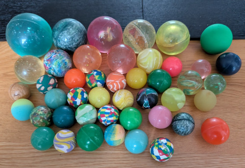 Collection rubber bouncy - of,