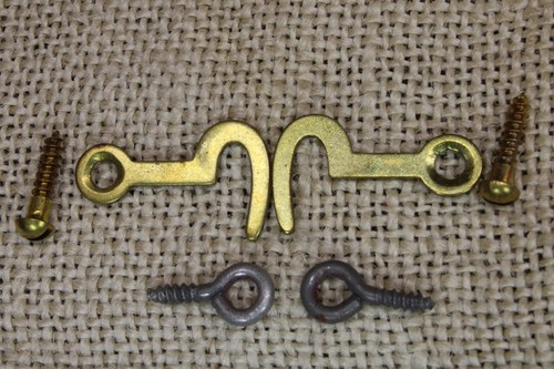 Old brass hook - 2,