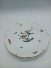 Herend Hungary Rothschild Bird Dinner Plate 10 1/4"  524/ROM 