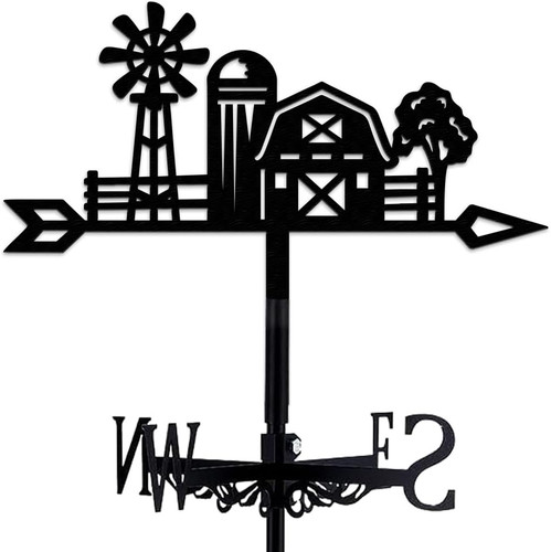 Farm weather vane black - farm,
