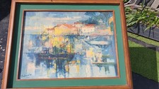 Harbour Key Side Town Oil