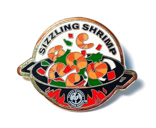 Sizzling shrimp pin panda - shrimp,