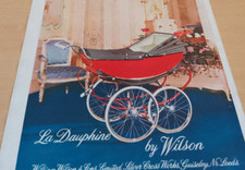 Wilson Pram La Dauphine Advert Magazine 1957 Print Ad