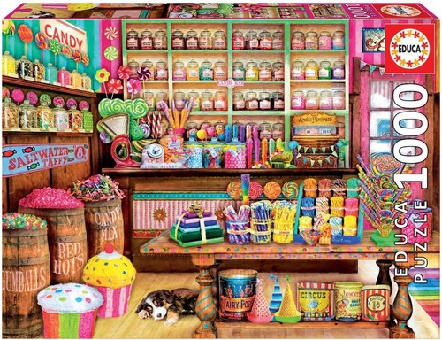Candy shop 1000 piece jigsaw - candy,