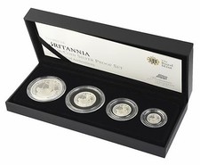 BRITANNIA SILVER PROOF 4 COIN