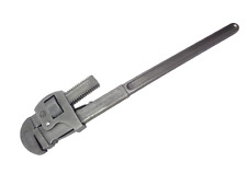 Vintage RECORD 24" Stilson/round Pipe Wrench Clean Old Plumbing/Engineering Tool