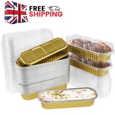 50x Mini Loaf Pans with Lids
