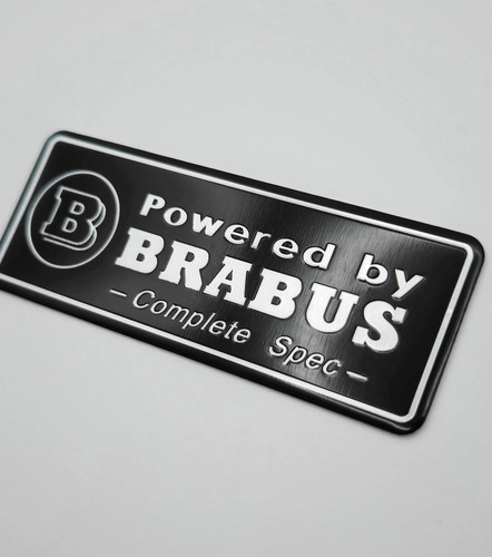 Powered brabus badge emblem - brabus,