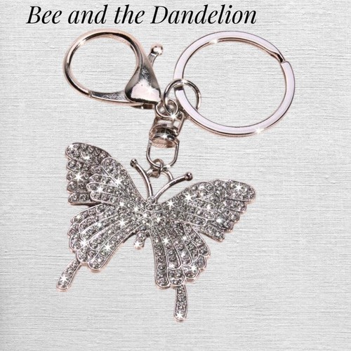 Rhinestone butterfly silver - rhinestone,