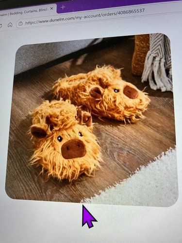 Slippers hamish highland cow - slippers,