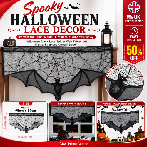 Halloween black lace - halloween, spider
