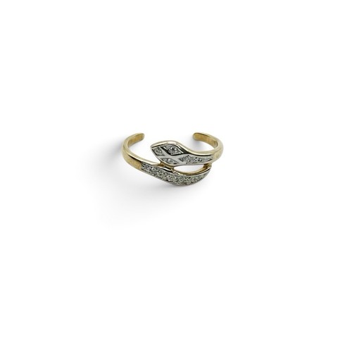 9ct yellow gold snake - gold,