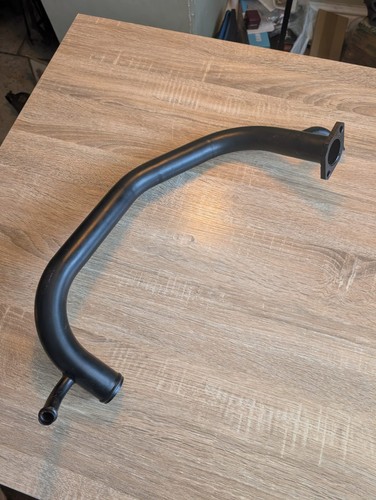 Metal waterpipe hose shaped - metal, l-shaped
