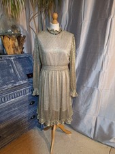 Coast classic gold sparkle pleated Dress UK16 – Wedding / Party/ Evening/ Formal