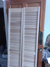 2 Louvre Doors Unused 6ft X 1 Ft Collection From Luton LU2