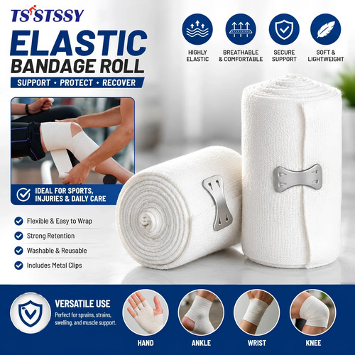 Elastic compression bandage - compression,