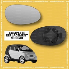 RHS Right side for Smart Fortwo 1998-2007 wing door mirror glass