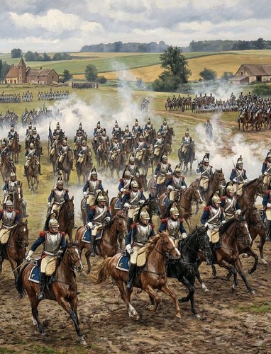 Waterloo the french cuirassier - the,