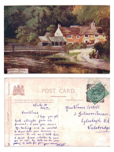 Vintage postcard monsal - vintage,