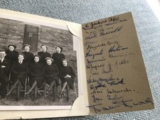 VINTAGE 1940s SIGNED BY 15 WRENS WOMANS ROYAL NAVAL SERVICE WRNS PHOTOGRAPH NAVY