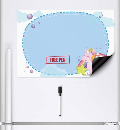 Fridge magnet white board - fridge,